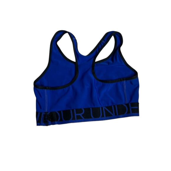 Under Armour Royal Blue & Black Racerback Sports Bra Women's Small - Picture 2 of 2